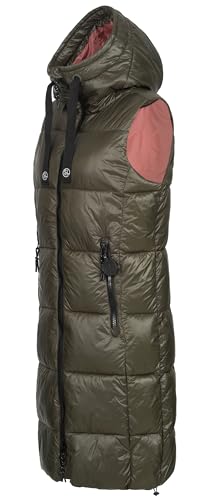 Sublevel Damen lange Steppweste D50048X80105B3 Mistletoe Green S Sublevel Damen lange Steppweste D50048X80105B3 Mistletoe Green S von Sublevel