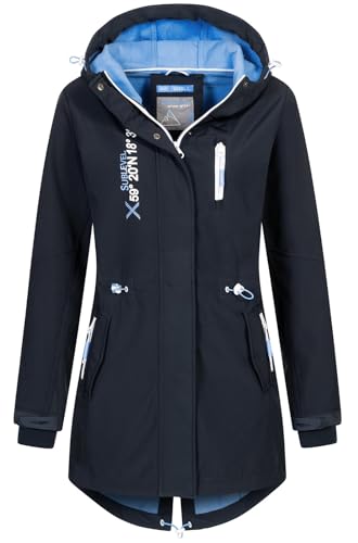 Sublevel Damen wasserabweisende Softshelljacke LSL-475 mit Kapuze Night Navy M Sublevel Damen wasserabweisende Softshelljacke LSL-475 mit Kapuze Night Navy M von Sublevel