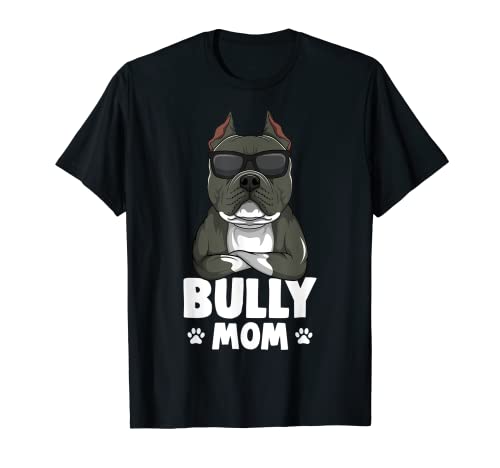 American Bully Mom Hunde Mama Damen T-Shirt von Süße American Bully Geschenke