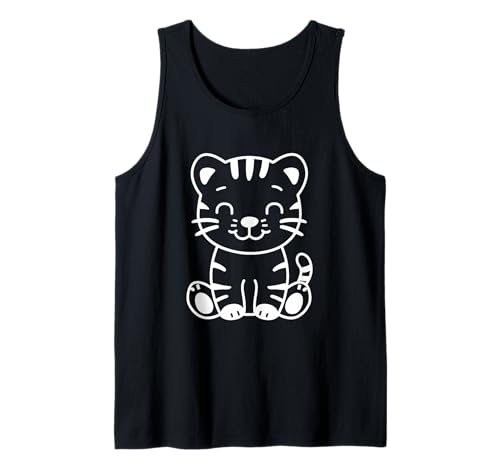 Lustiges Baby süßes minimalistisches Tiger einfacher Tiger Tank Top Lustiges Baby süßes minimalistisches Tiger einfacher Tiger Tank Top von Süße tierische Tiger lustiger Tiger