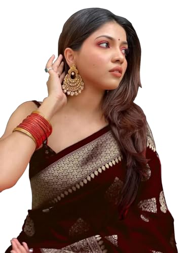 Sugathari Frauen Banarasi Sari Reine Kanjivaram Seide Saree Weiche neue Damen 2023 Design Tragen Pattu Sarees Neueste Baumwolle Party Sari Kollektionen Mit Bluse Stück für Hochzeit sadi (PARI 122 Sugathari Frauen Banarasi Sari Reine Kanjivaram Seide Saree Weiche neue Damen 2023 Design Tragen Pattu Sarees Neueste Baumwolle Party Sari Kollektionen Mit Bluse Stück für Hochzeit sadi (PARI 122 von Sugathari