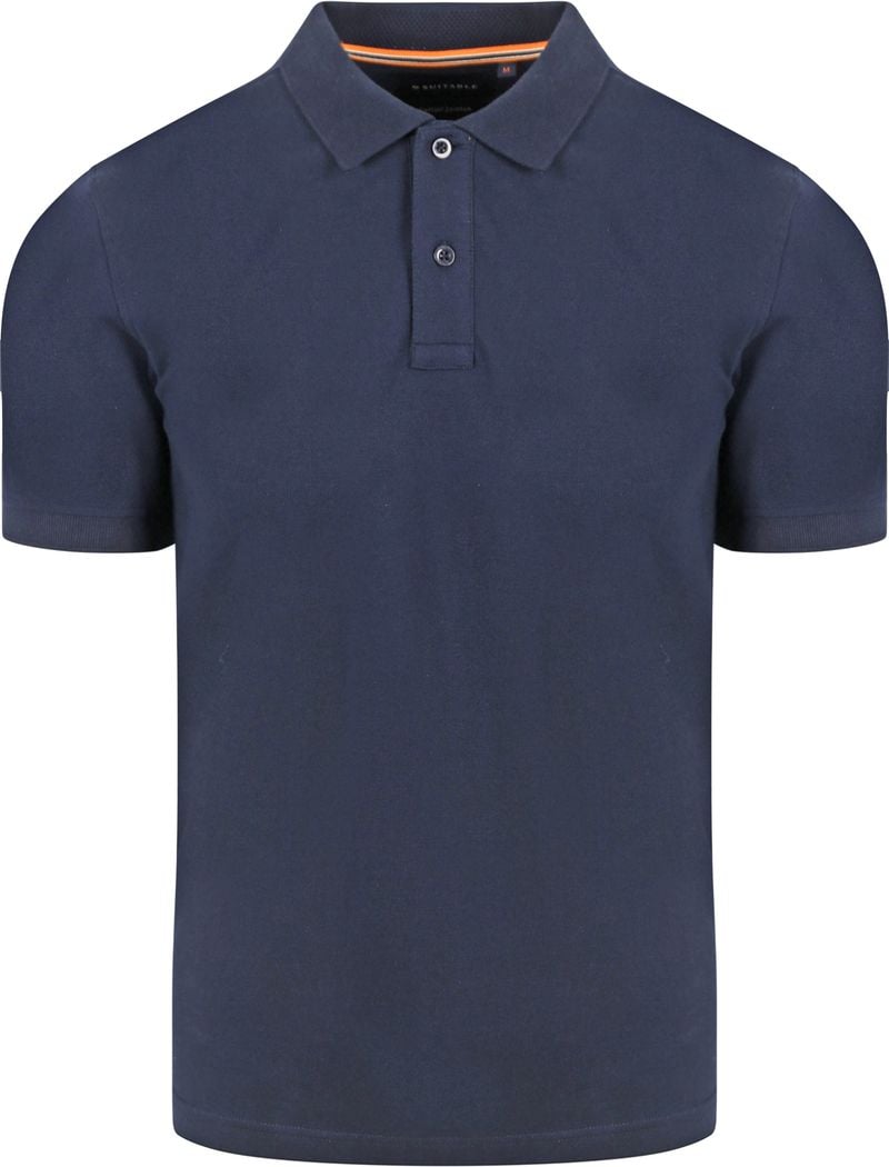 Suitable Cas Poloshirt Navy - Größe M von Suitable