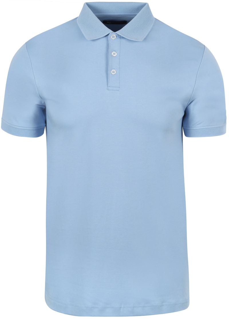 Suitable Liquid Poloshirt Hellblau - Größe XL von Suitable