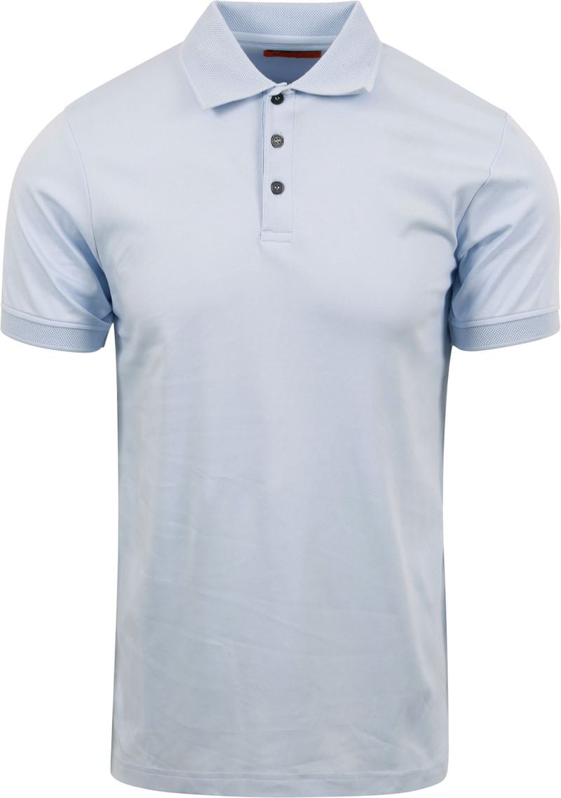 Suitable Liquid Poloshirt Hellblau - Größe XXL von Suitable