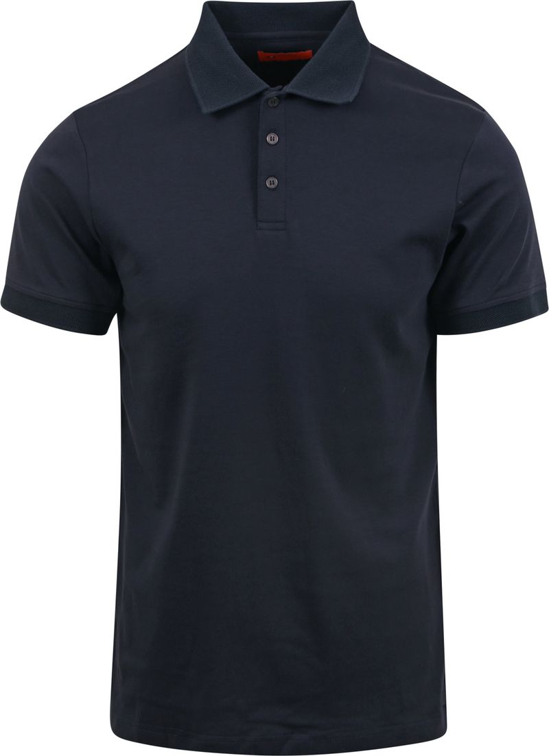 Suitable Liquid Poloshirt Navy - Größe 3XL von Suitable