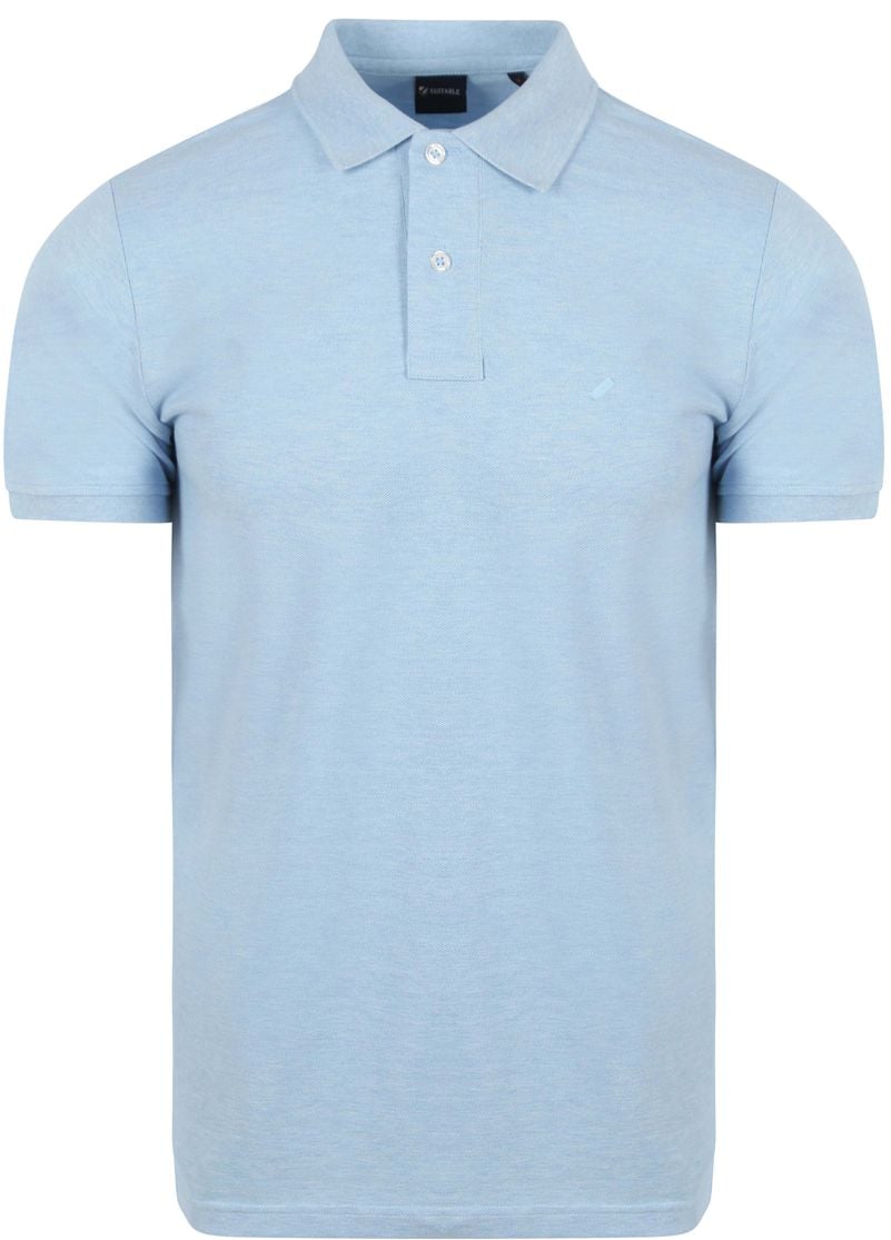 Suitable Mang Poloshirt Hellblau - Größe 4XL von Suitable