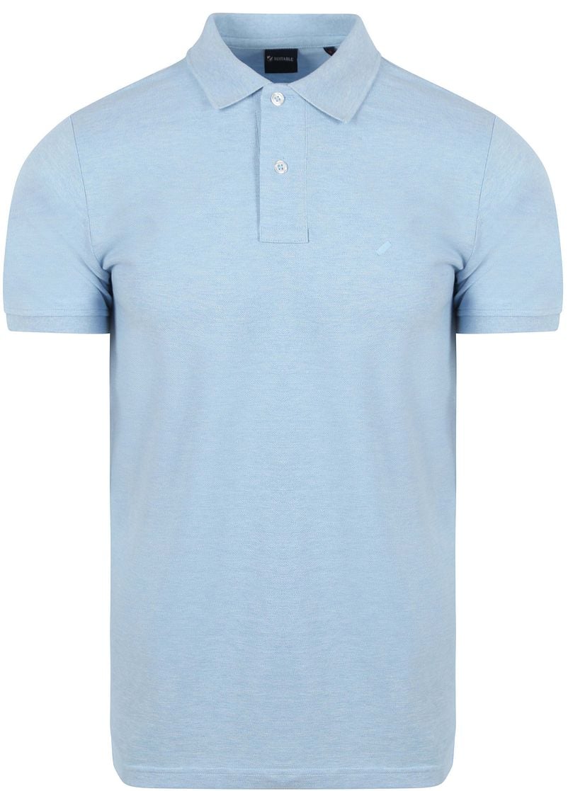 Suitable Mang Poloshirt Hellblau - Größe S von Suitable