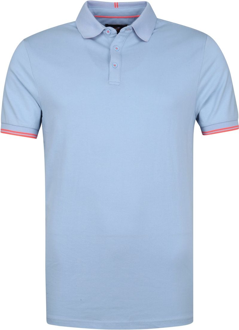 Suitable Poloshirt Harold Fluor Blau - Größe XL von Suitable