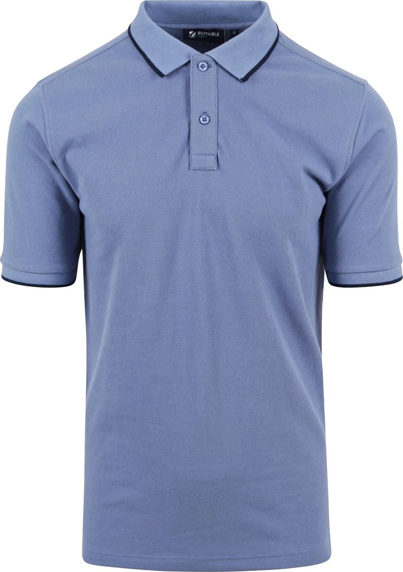 Suitable Respect Poloshirt Tip Ferry Blau - Größe XL von Suitable