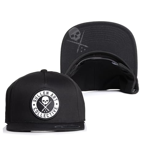 Sullen Clothing Snapback Cap BOH Flat Schwarz Weiss von Sullen