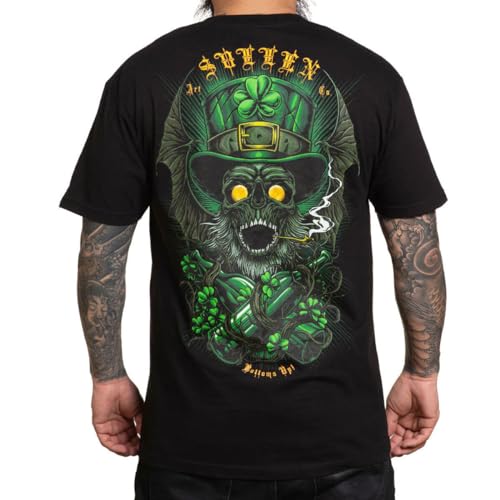 Sullen Clothing T-Shirt Saint Batty Schwarz, Größe:3XL von Sullen