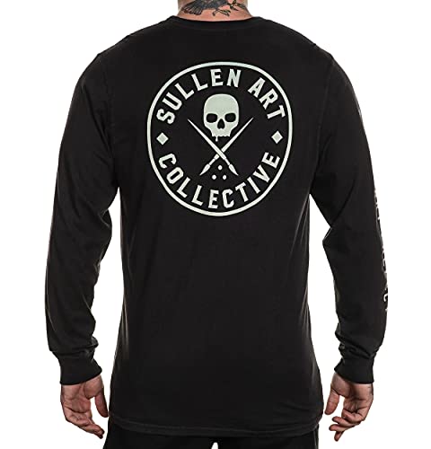 Sullen Herren T-Shirt Ever Long Sleeve, vintage black, XXL von Sullen