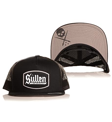 Sullen Men's Contour Trucker Black/Gray Snapback Hat von Sullen