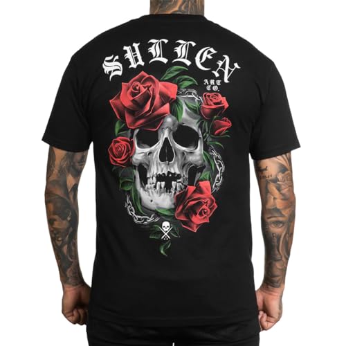 Sullen Men's Eternal Love Standard Black Short Sleeve T Shirt XL von Sullen