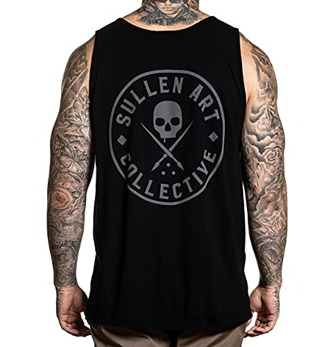 Sullen Men's Forever Sleeveless Tank Top Shirt Black L von Sullen