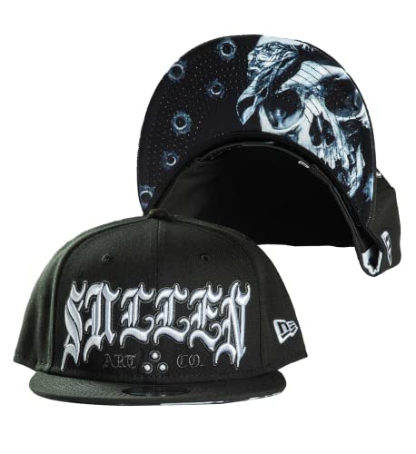 Sullen Men's Ivano Skull Black Snapback Hat One Size von Sullen