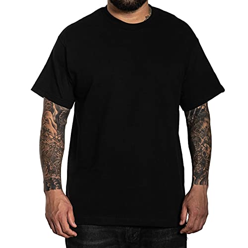 Sullen Men's Solid Standard Short Sleeve T Shirt Black XL von Sullen