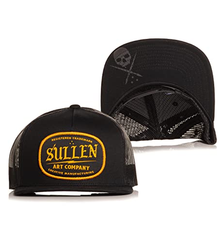 Sullen Men's Supply Black Trucker Snapback Hat von Sullen