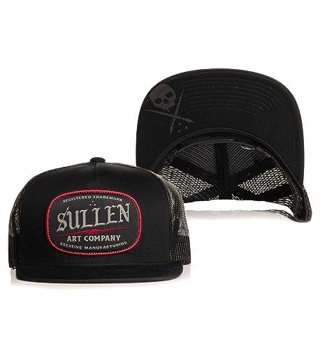 Sullen Men's Supply Trucker Black/Grey Snapback Hat von Sullen