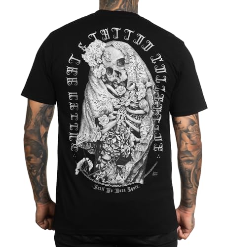 Sullen Men's The Bride Premium Jet Black Short Sleeve T Shirt 2XL von Sullen