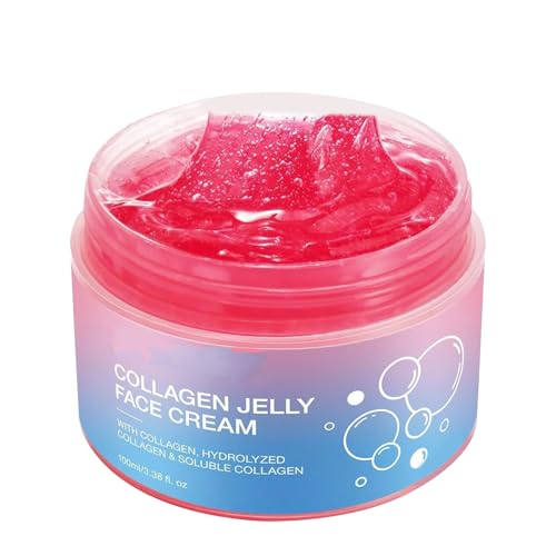 Jelly Face Cream, Gel-Feuchtigkeitscreme, feuchtigkeitsspendendes Gesichtscreme-Booster, 100 ml, leichte Formel auf Gelbasis, schnell absorbierende Textur, ideal für Männer und Frauen Jelly Face Cream, Gel-Feuchtigkeitscreme, feuchtigkeitsspendendes Gesichtscreme-Booster, 100 ml, leichte Formel auf Gelbasis, schnell absorbierende Textur, ideal für Männer und Frauen von Sulxyi