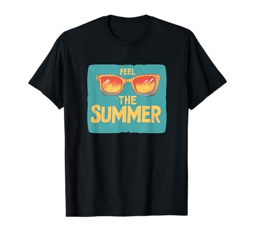 Spüren Sie den Sommer mit einer coolen Sonnenbrille für Jungen und Mädchen T-Shirt Spüren Sie den Sommer mit einer coolen Sonnenbrille für Jungen und Mädchen T-Shirt von Summer Outfit