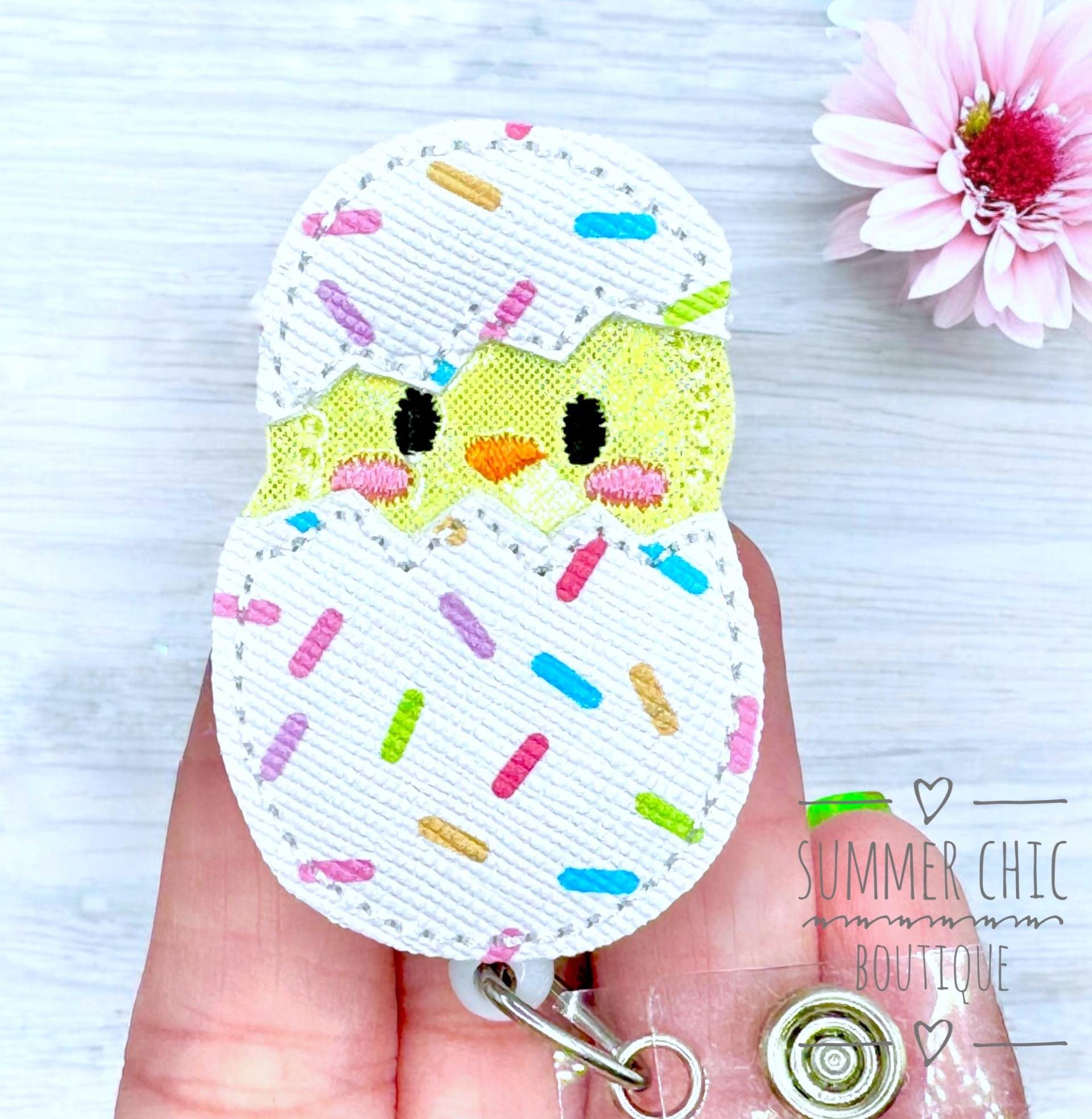 Ostern Küken in Ei Abzeichen Reel, Krankenschwestern Krankenschwester Rn Medal Badge Reel von SummerChicBoutique