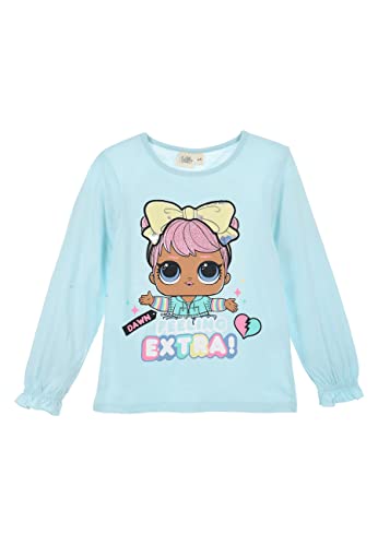 L.O.L. Surprise! Kinder Mädchen y Longsleeve, Farbe:Hell-Blau, Größe Kids:116 von Sun City