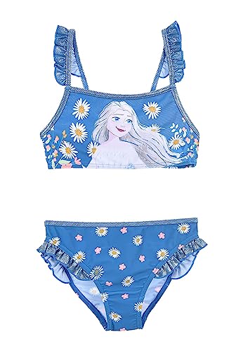 Sun City Frozen - Die Eiskönigin Anna & ELSA Bikini Bade-Set Badeanzug Bademode (as3, Numeric, Numeric_104, Regular) von Sun City