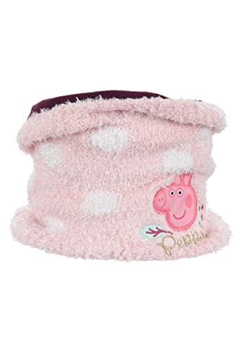 Sun City Peppa Wutz Pig Kinder Schal Schlauchschal Loop Snood, Farbe:Rosa von Sun City