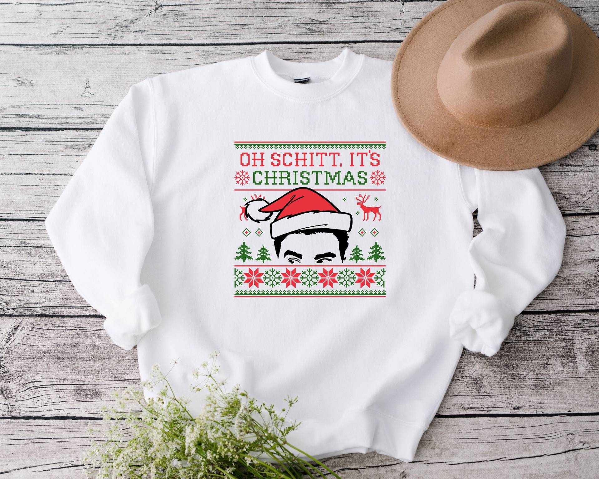 Oh Schitt It's Christmas, Schitts Creek Christmas Sweater, Ugly Sweatshirt von SunShineApparelGifts