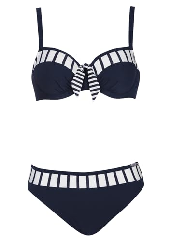 Sunflair Damen Basic Bikini-Set, Blau (Nachtblau 30), 38 (Herstellergröße: 38G) von Sunflair