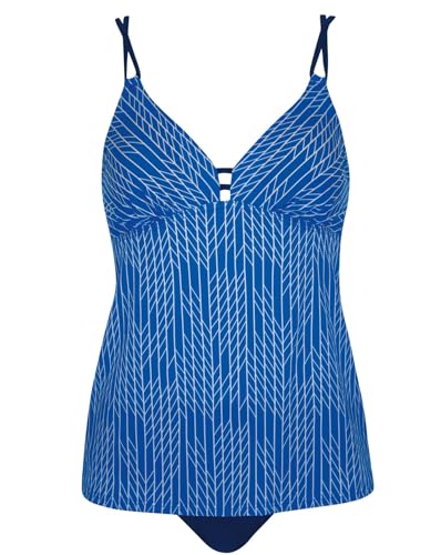 Sunflair Tankini Muster Cut-Out Zweiteiler mit Softschalen verstellbare Doppelträger breiter Taillenslip Kreuzrücken von Sunflair