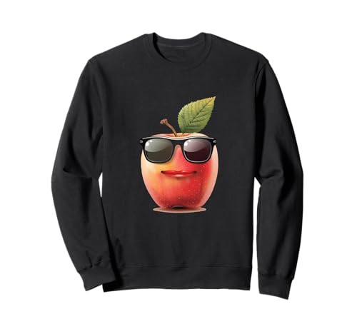 Cooler Apfel mit Sonnenbrille für Jungen und Mädchen Sweatshirt Cooler Apfel mit Sonnenbrille für Jungen und Mädchen Sweatshirt von Sunglasses Apple