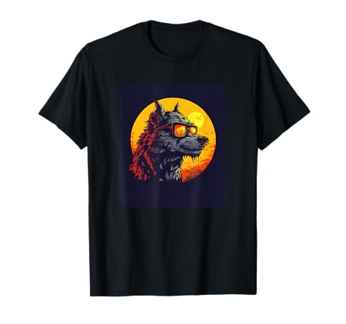 Toller Werwolf mit Sonnenbrille für Jungen und Mädchen T-Shirt Toller Werwolf mit Sonnenbrille für Jungen und Mädchen T-Shirt von Sunglasses Werewolf
