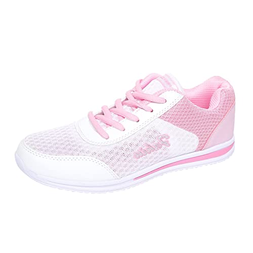 Damen Sneaker Weiss 42 rutschfeste Sale Flache Schuhe Sportschuhe Freizeitschuhe Gym Frühling Meladen Turnschuhe Laufschuhe Damenschuhe Bequeme Leistungsstarke Women Shoes Sneakers Schuhe von Sunnyuk