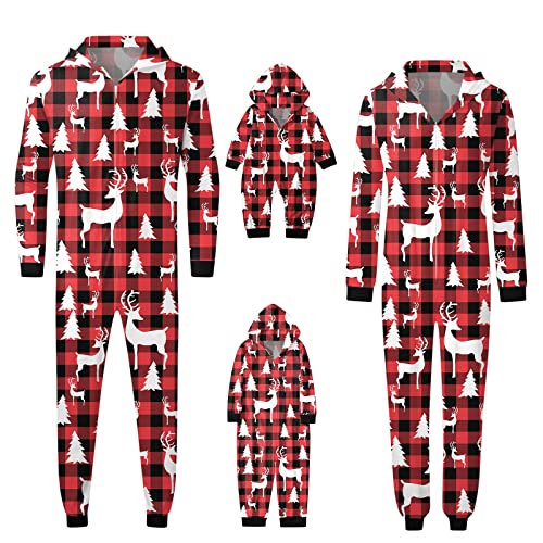 Lustig Jumpsuit Weihnachten Familie Onesie Weihnachts Pyjama Schlafanzüge Männer Frauen Kind Weihnachtspulli Hausanzug Schlafshirt Schlafanzüge Nachthemd Nachtwäsche Jumpsuit Overall von Sunnyuk