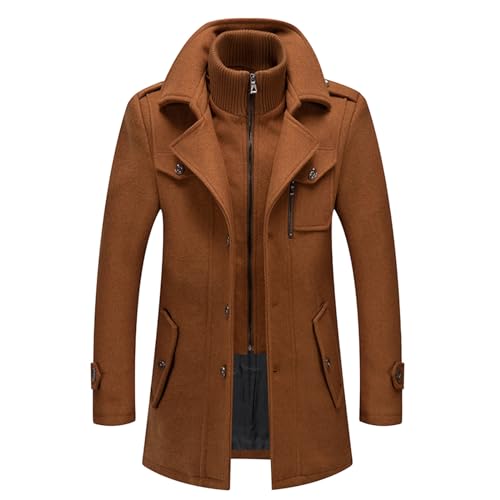 Meine Bestellungen Anzeigen 2024, Wintermantel Herren Slim Fit Zweiteiliger Mantel für Business Freizeit Wollmantel mit Stehkragen Peacoat Warmer Integrierter Innenjacke Kurzmantel Herrenmäntel Meine Bestellungen Anzeigen 2024, Wintermantel Herren Slim Fit Zweiteiliger Mantel für Business Freizeit Wollmantel mit Stehkragen Peacoat Warmer Integrierter Innenjacke Kurzmantel Herrenmäntel von Sunnyuk