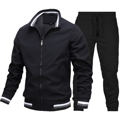 Sportanzug Herren Baumwolle, Sportanzug Herren Baumwolle Warm Freizeitanzug Streatwear Baggy Winter Kapuzenpullover Sporthose Set Hausanzug mit Reißverschluss Sport Jogginganzug Sportanzug Herren Baumwolle, Sportanzug Herren Baumwolle Warm Freizeitanzug Streatwear Baggy Winter Kapuzenpullover Sporthose Set Hausanzug mit Reißverschluss Sport Jogginganzug von Sunnyuk