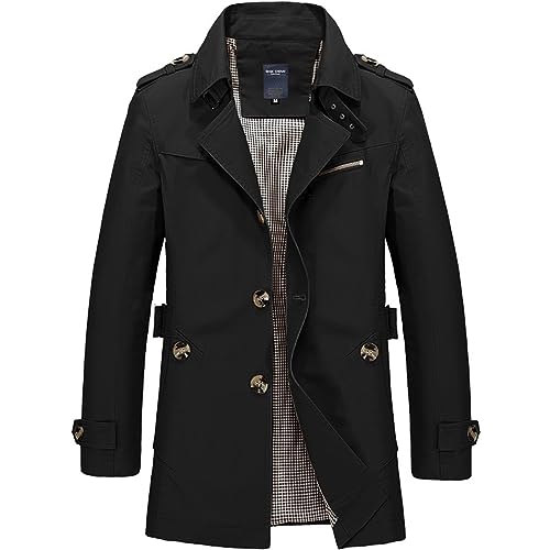 Sunnyuk Kurzmantel Herren Braun, Wintermantel Herren Slim Fit Zweiteiliger Mantel für Business Freizeit Wollmantel mit Stehkragen Peacoat Warmer Integrierter Innenjacke Kurzmantel Herrenmäntel Sunnyuk Kurzmantel Herren Braun, Wintermantel Herren Slim Fit Zweiteiliger Mantel für Business Freizeit Wollmantel mit Stehkragen Peacoat Warmer Integrierter Innenjacke Kurzmantel Herrenmäntel von Sunnyuk