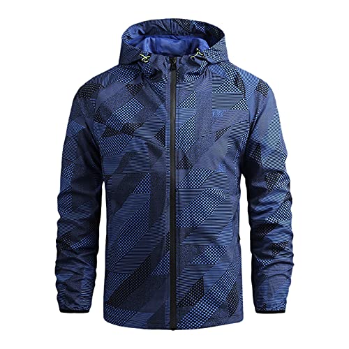 Sunnyuk Regenjacke Herren Wasserdicht Atmungsaktiv: Herren mit Kapuze Männe Winter Innenfutter Männer Innenfutter Bomberjacke Herrenjacken Camping Dünn Sport Windjacke Sunnyuk Regenjacke Herren Wasserdicht Atmungsaktiv: Herren mit Kapuze Männe Winter Innenfutter Männer Innenfutter Bomberjacke Herrenjacken Camping Dünn Sport Windjacke von Sunnyuk
