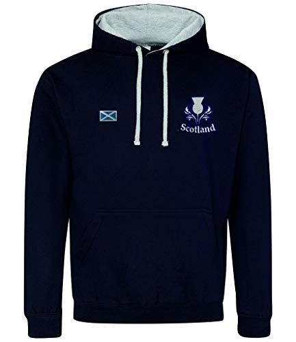 Six Nations Kapuzenpullover International Rugby Union League World Cup Schottland Schottland Supporters Geburtstagsgeschenk nicht offiziell Gr. XXXL, navy von Super Lemon