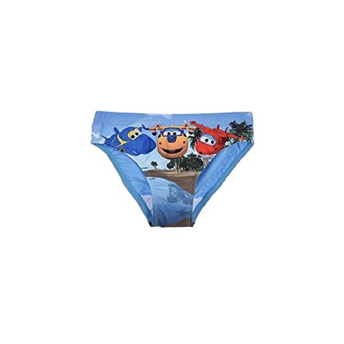 Super Wings Badehose (110 - ca. 5 Jahre, hellblau) von Super Wings