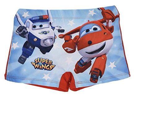 Super Wings Jungen Badeshorts (Rot, 116) von Super Wings