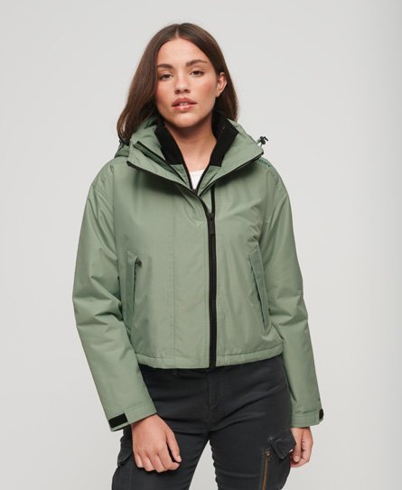 Superdry Women's Code SD-Windcheater Jacke Grün - Größe: 36 von Superdry