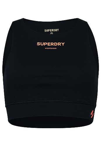 Superdry Damen Core Sport BH aus Bio-Baumwolle Finster Marineblau 36 von Superdry