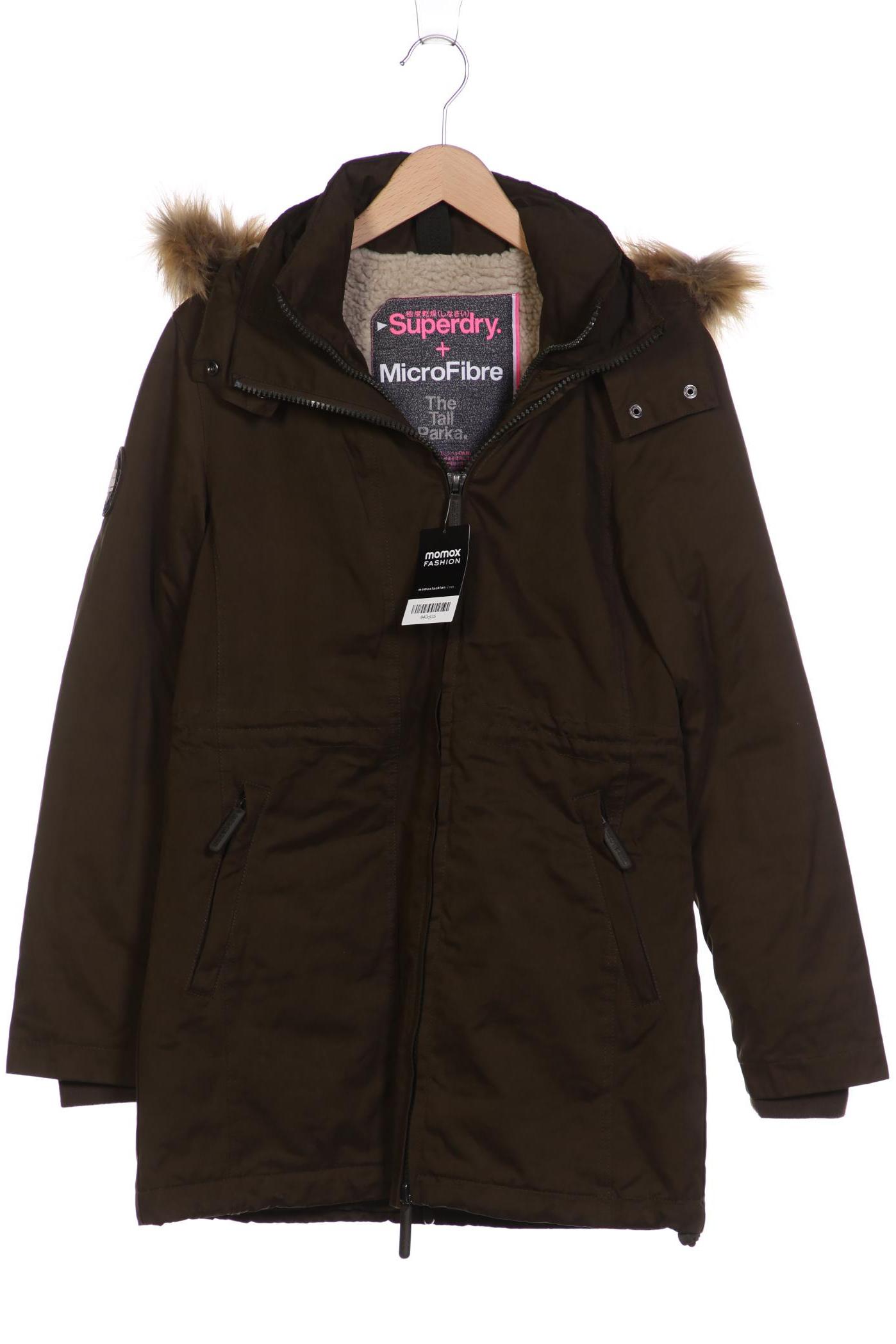 Superdry Damen Mantel, grün, Gr. 36 von Superdry