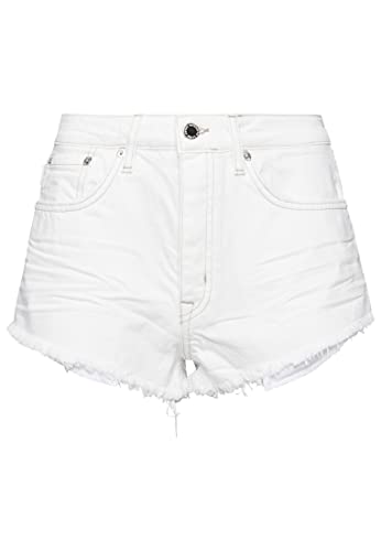 Superdry Damen Vintage HIGH Rise Short Boardshorts, Optic, 32W von Superdry