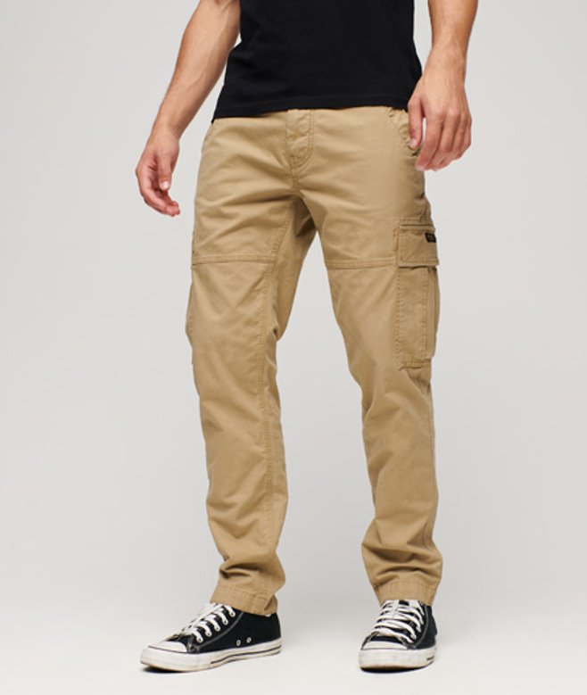 Superdry Herren Beige Core Cargohose, Größe: 30/30 Superdry Herren Beige Core Cargohose, Größe: 30/30 von Superdry