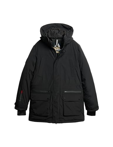 Superdry Herren Chaqueta Parka Jacke, schwarz, XL Superdry Herren Chaqueta Parka Jacke, schwarz, XL von Superdry